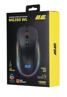 Миша бездротова 2E Gaming MG350 WL Black (2E-MG350UB-WL)