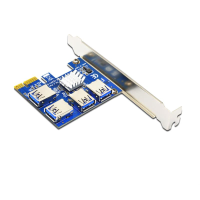 Контролер Voltronic (YT=C-PCI-Е-4*USB3.0/23148) PCI-Е - USB 3.0, 4 порта, 5Gbps, OEM