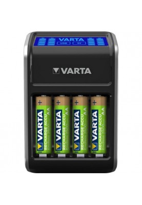 Мережевий зарядний пристрій Varta LCD Plug Charger + 4 х Ni-Mh AA 2100 mAh (57687101441)