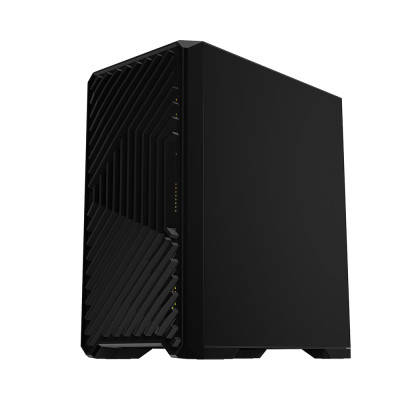 Корпус 1stPlayer T5-BK-4F1 Black без БЖ