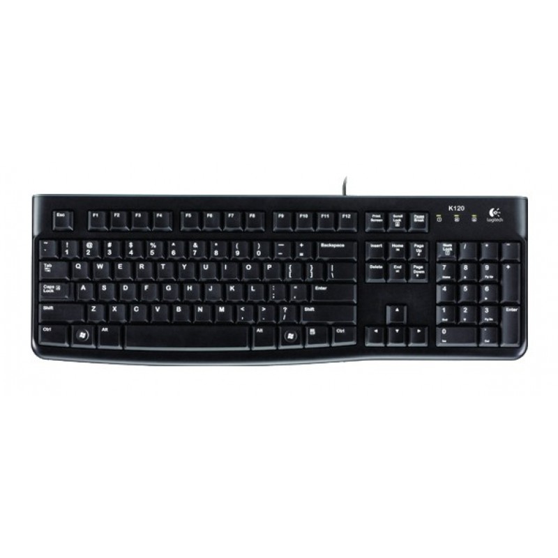 Клавіатура Logitech K120 (920-002506) Black USB