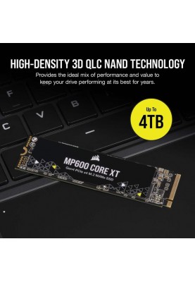 Накопичувач SSD 2TB M.2 NVMe Corsair MP600 Core XT M.2 2280 PCIe Gen4.0 x4 3D QLC (CSSD-F2000GBMP600CXT)