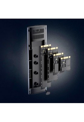 Зовнішня кишеня Ugreen для SSD M.2 (NVMe) M-Key 3.2 Gen2 CM400 Gray (90264)