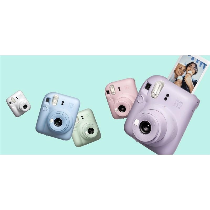 Фотокамера миттєвого друку Fujifilm Instax Mini 12 Clay White (16806121)