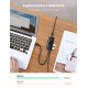 Концентратор USB 3.0 Ugreen 3xUSB 3.0 + RJ45 1000M Ethernet, Black (20265)