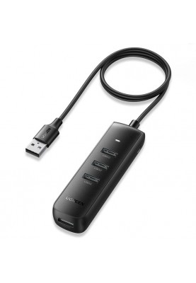 Концентратор USB 3.2 Ugreen CM416 4xUSB 3.2, Black (80657)