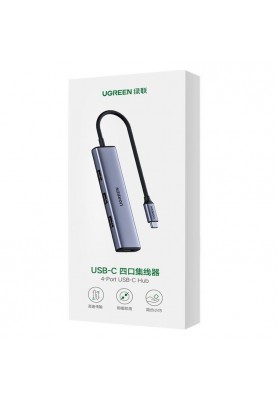 Концентратор USB Type-C Ugreen Gray (CM473) 4xUSB 3.2