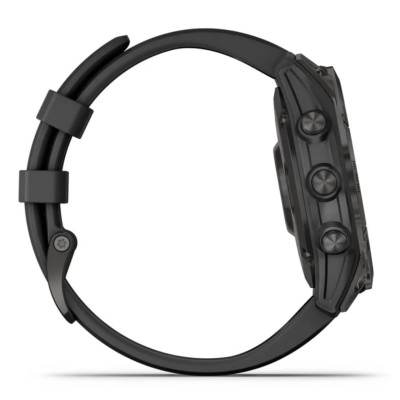 Смарт-годинник Garmin Epix 2 Sapphire Black/Titanium DLC with Black Band (010-02582-10)
