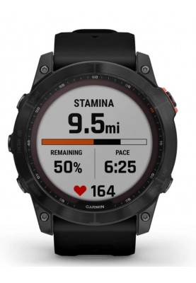 Смарт-годинник Garmin Fenix 7X Solar Slate Gray with Black Band (010-02541-0A)