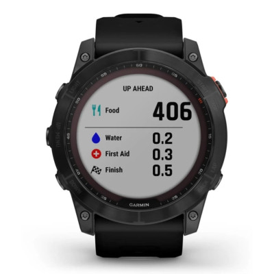 Смарт-годинник Garmin Fenix 7X Solar Slate Gray with Black Band (010-02541-0A)