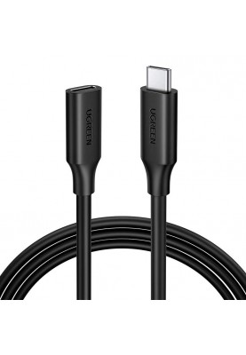 Кабель-подовжувач Ugreen US353 USB-C-USB-C (AM-AF), 1 м, Black (10387)