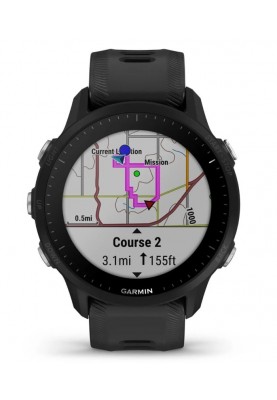 Смарт-годинник Garmin Forerunner 955 Solar Black (010-02638-00)