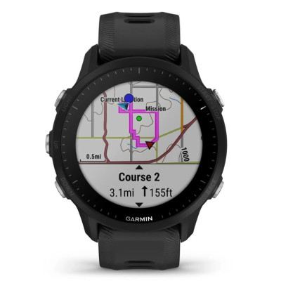 Смарт-годинник Garmin Forerunner 955 Solar Black (010-02638-00)
