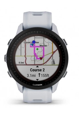 Смарт-годинник Garmin Forerunner 955 Solar White (010-02638-01)