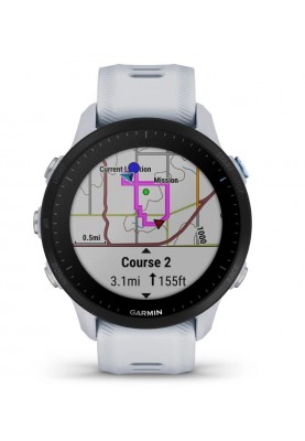 Смарт-годинник Garmin Forerunner 955 White (010-02638-J1)