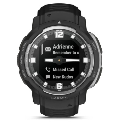 Смарт-годинник Garmin Instinct Crossover Black (010-02730-03)