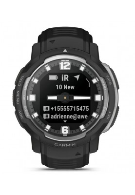 Смарт-годинник Garmin Instinct Crossover Black (010-02730-03)