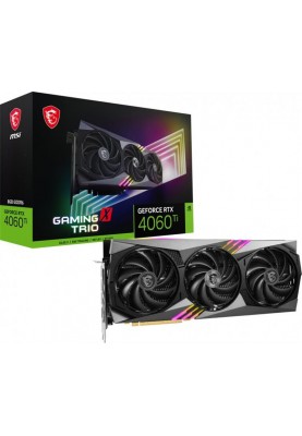 Відеокарта GF RTX 4060 Ti 8GB GDDR6 Gaming X Trio MSI (GeForce RTX 4060 Ti GAMING X TRIO 8G)