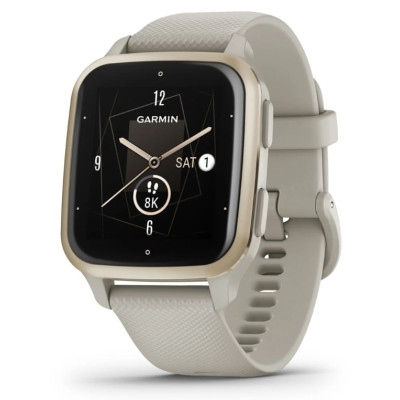 Смарт-годинник Garmin Venu Sq 2 Music French Gray/Cream Gold (010-02700-02)
