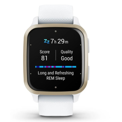 Смарт-годинник Garmin Venu Sq 2 White/Cream Gold (010-02701-81)