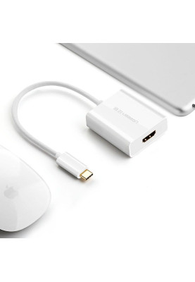 Адаптер Ugreen HDMI - USB Type-C (F/M), White (40273)