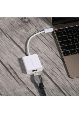 Адаптер Ugreen HDMI - USB Type-C (F/M), White (40273)