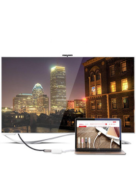 Адаптер Ugreen HDMI - USB Type-C (F/M), White (40273)