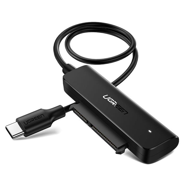 Адаптер Ugreen CM321 USB-С-1xSATA Black (70610)