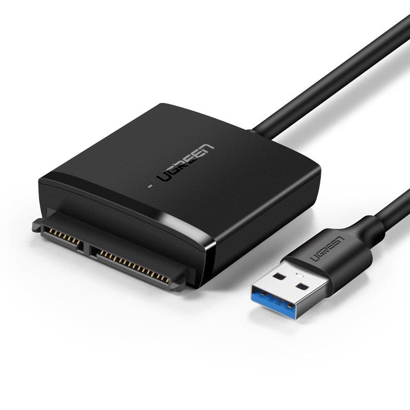 Адаптер Ugreen CM257 USB-С-1xSATA Black (60561)