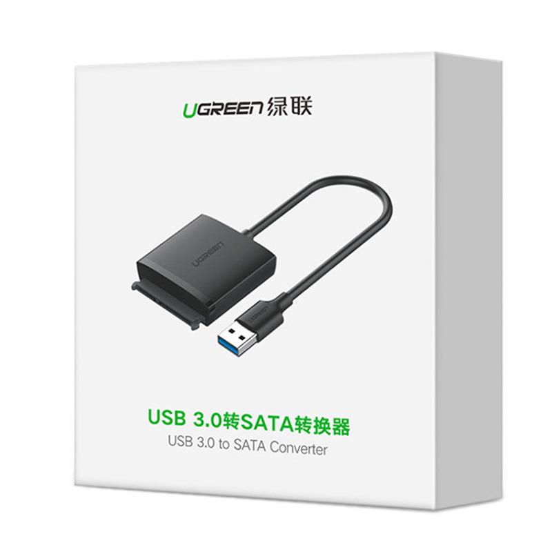 Адаптер Ugreen CM257 USB-С-1xSATA Black (60561)