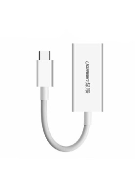 Адаптер Ugreen MM130 DisplayPort - USB Type-C (F/M), Gray (40372)
