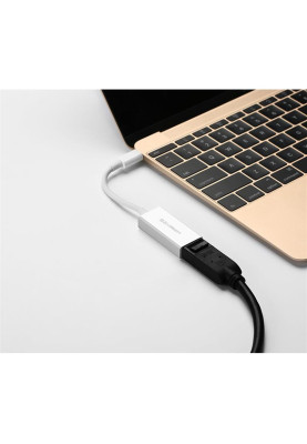 Адаптер Ugreen MM130 DisplayPort - USB Type-C (F/M), Gray (40372)
