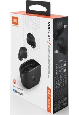 Bluetooth-гарнітура JBL Vibe 100TWS Black (JBLV100TWSBLKEU)