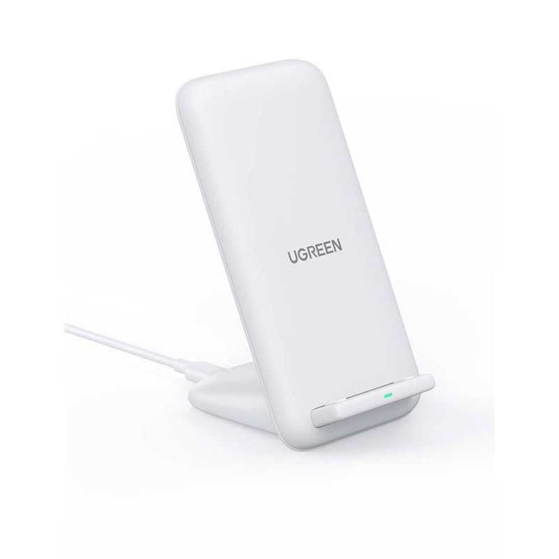 Бездротовий зарядний пристрій Ugreen CD221 White (80576)