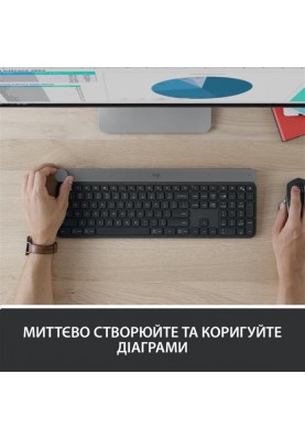 Клавіатура бездротова Logitech Craft Black (920-008504)