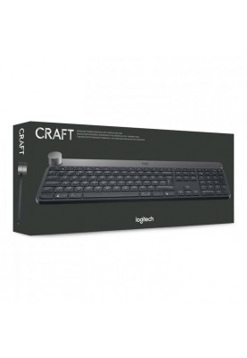 Клавіатура бездротова Logitech Craft Black (920-008504)