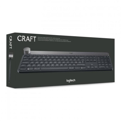 Клавіатура бездротова Logitech Craft Black (920-008504)