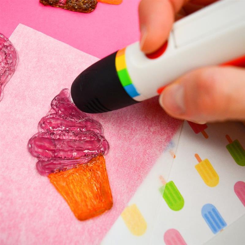 Набір картриджів для 3D-ручки Polaroid Candy Pen, Strawberry, 40 штук (PL-2505-00)