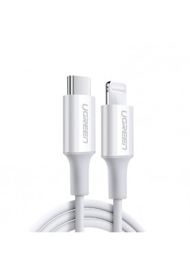 Кабель Ugreen US171 USB Type-C - Lightning (M/M), 2 м, White (60749)