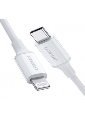 Кабель Ugreen US171 USB Type-C - Lightning (M/M), 2 м, White (60749)