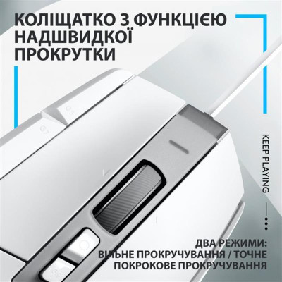 Миша Logitech G502 X White (910-006146)