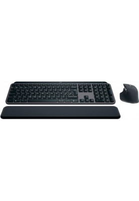 Комплект (клавіатура, миша) бездротовий Logitech MX Keys S Combo Graphite (920-011614)