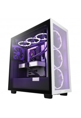 Корпус NZXT H7 Flow White/Black (CM-H71FG-01) без БЖ