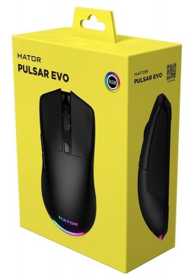 Мишка Hator Pulsar Evo Black (HTM-323) USB
