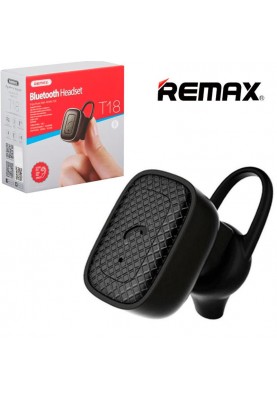 Bluetooth-гарнітура-зарядка Remax RB-T18 Black (6954851283140)