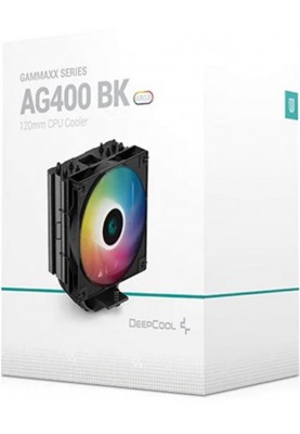 Кулер процесорний DeepCool AG400 BK ARGB (R-AG400-BKANMC-G-2)