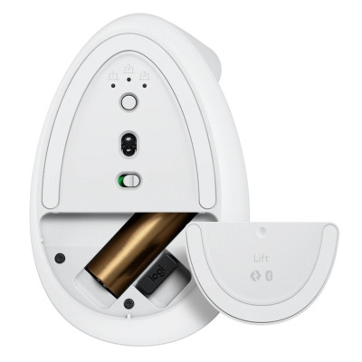 Миша бездротова Logitech Lift Bluetooth Vertical Ergonomic White (910-006496)