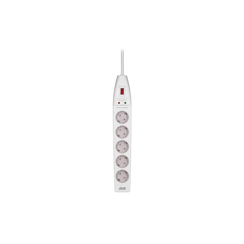 Мережевий фільтр 2E 5хSchuko, 3 м (2E-SP515M3WH)