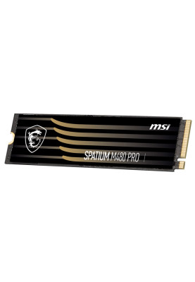 Накопичувач SSD 2TB MSI Spatium M480 Pro M.2 2280 PCIe 4.0 x4 NVMe 3D NAND TLC (S78-440Q600-P83)