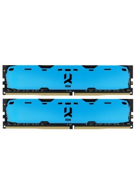 Модуль пам`ятi DDR4 2x4GB/2400 GOODRAM Iridium Blue (IR-B2400D464L15S/8GDC)